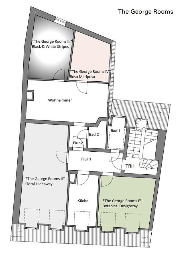 The George Rooms - Boutique Style Wurtzburgo Exterior foto